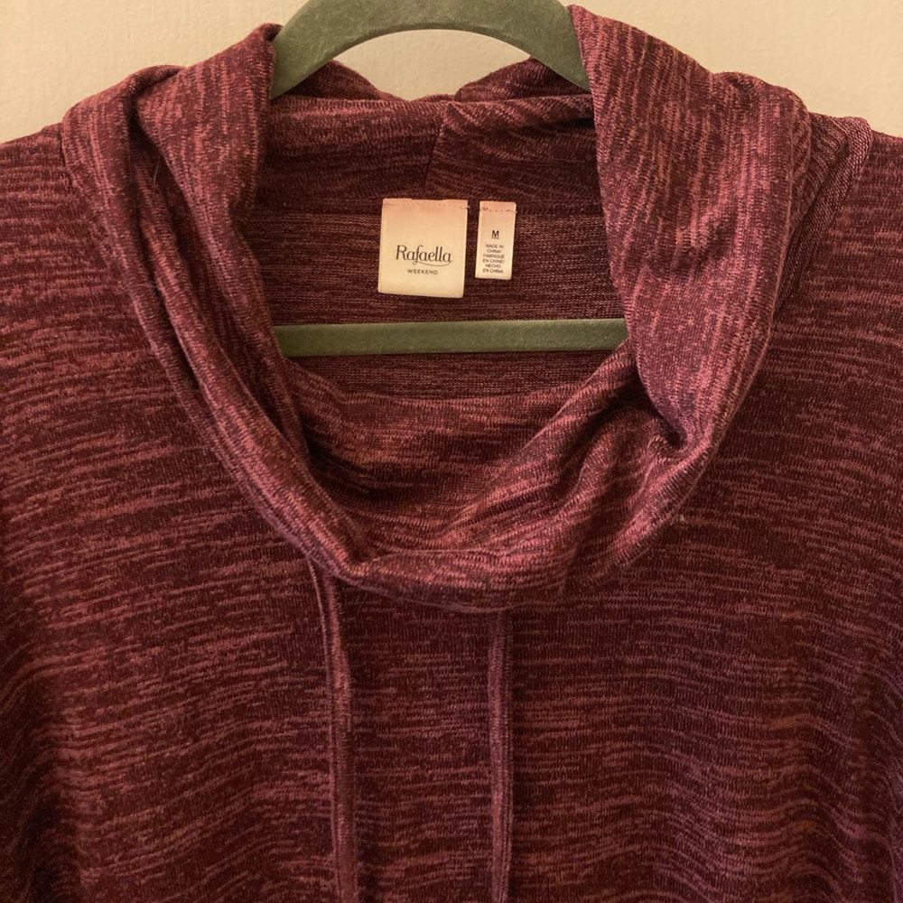 Rafaella Weekend Cowl Neck Lightweight Sweater